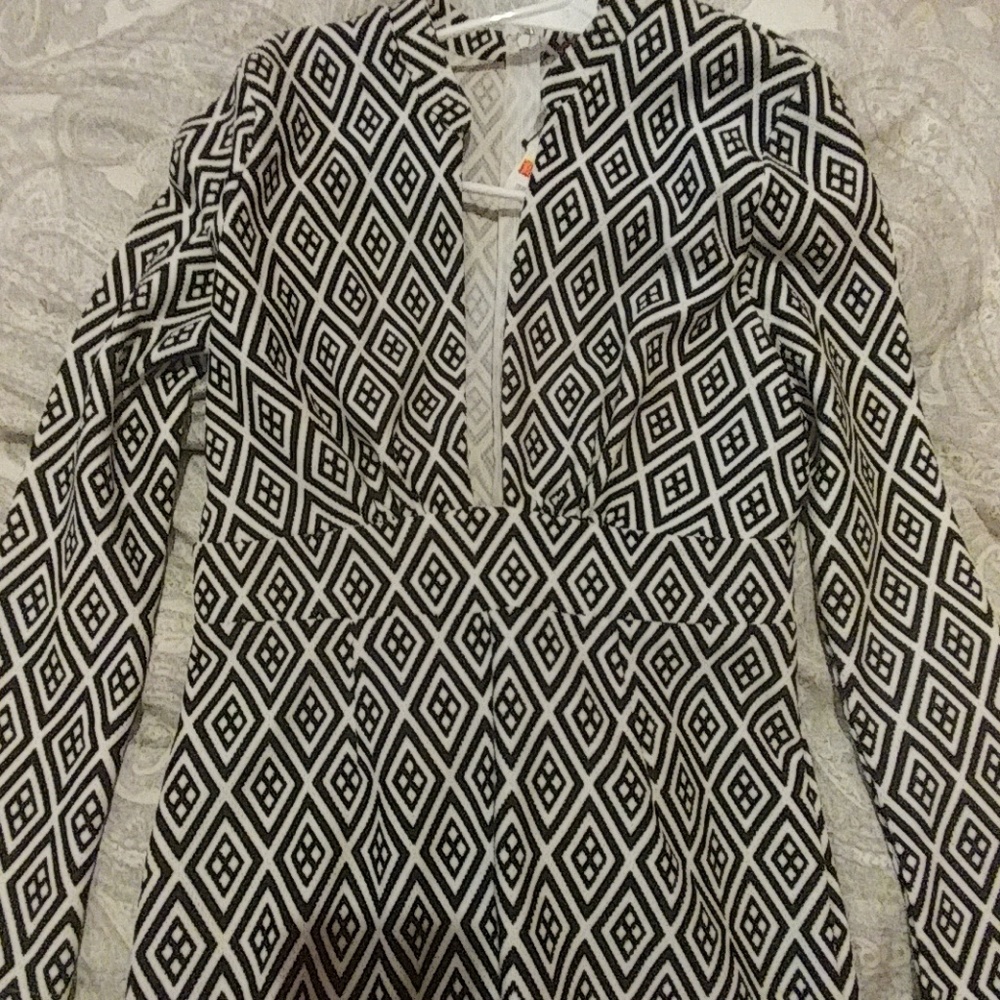 Low Cut long sleeve Romper